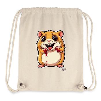 Süßer, böser Hamster - Stanley/Stella recycelter Gym Bag - Naturweiß - Vorne
