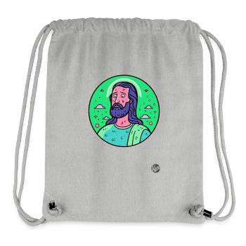 Der angezweifelte Erlöser Jesus Christus - Stanley/Stella recycelter Gym Bag - Grau meliert - Vorne