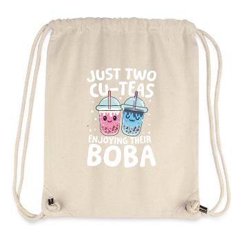 Lustiger Bubble Tea Spruch für einen Bubble Tea - Stanley/Stella recycelter Gym Bag - Naturweiß - Vorne