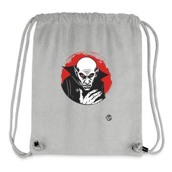 Horror Creepy Nosferatu Vampire - Stanley/Stella Recycled Gym Bag - heather grey - Front