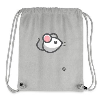 Cute Mouse - Stanley/Stella Recycled Gym Bag - heather grey - Front