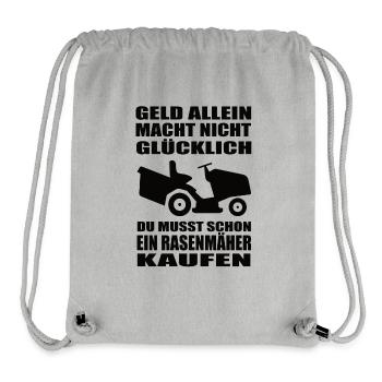 Rasenmäher - Stanley/Stella recycelter Gym Bag - Grau meliert - Vorne