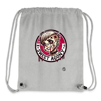 Punk alternatif Emo Girl - Sac à cordon recyclé Stanley/Stella - gris chiné - Devant