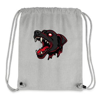 Höllenhund, Hund der Hölle - Stanley/Stella recycelter Gym Bag - Grau meliert - Vorne