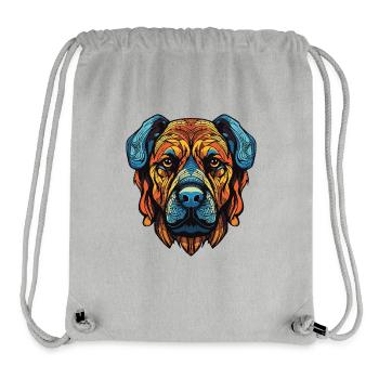 Kangal Dog Portrait - Stanley/Stella Recycled Gym Bag - heather grey - Front