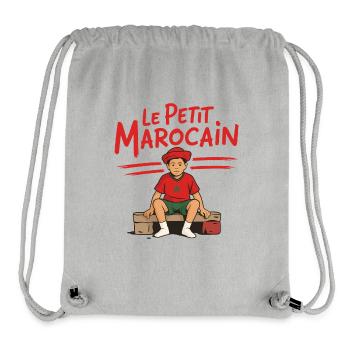 The Little Moroccan - Stanley/Stella Recycled Gym Bag - heather grey - Front
