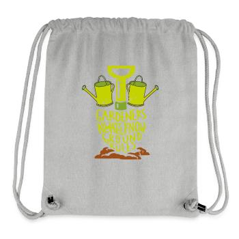 Gardeners Always Know The Ground Rules - Stanley/Stella recycelter Gym Bag - Grau meliert - Vorne