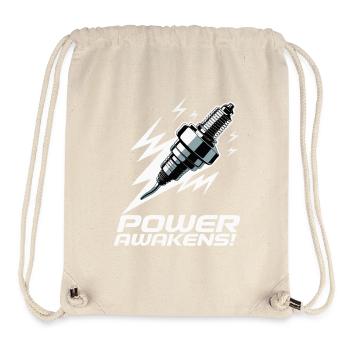 Elektrische Zündkerze T-Shirt Design - Stanley/Stella recycelter Gym Bag - Naturweiß - Vorne