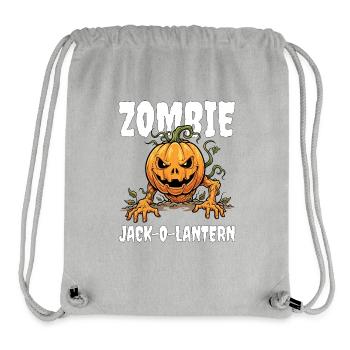 ZOMBIE JACK-O-LANTERN - ZOMBIE HALLOWEEN - Stanley/Stella Recycled Gym Bag - heather grey - Front