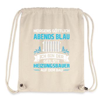 Heating Engineer Heating Construction Plumber Plumber - Stanley/Stella Recycled Gym Bag - natural - Front