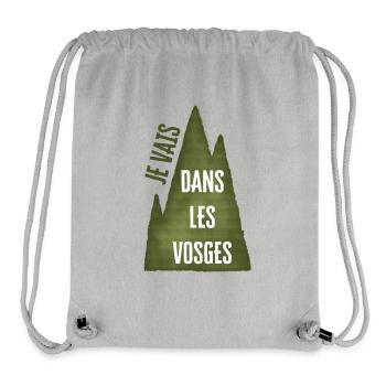 I'm going to the Vosges - Green Mountain - Stanley/Stella Recycled Gym Bag - heather grey - Front