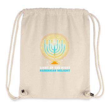 Hanukah Hanukkah Chanukkah - Stanley/Stella recycelter Gym Bag - Naturweiß - Vorne
