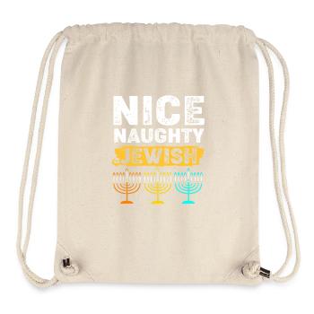 Chanukkah Hanukkah Hanukah - Stanley/Stella recycelter Gym Bag - Naturweiß - Vorne