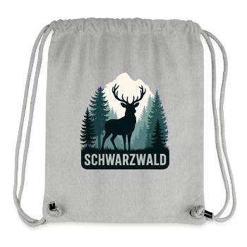 Schwarzwald - Stanley/Stella recycelter Gym Bag - Grau meliert - Vorne