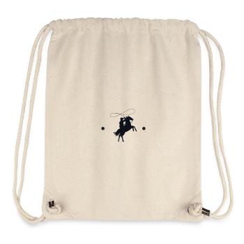 Lasso, Rodeo, Horse - Stanley/Stella Recycled Gym Bag - natural - Front