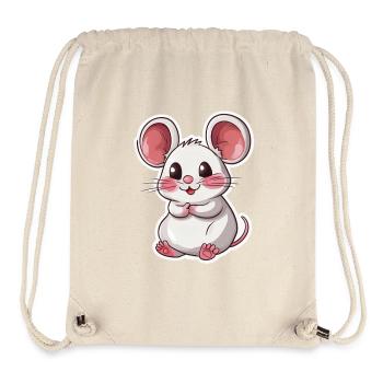 Maus - Stanley/Stella recycelter Gym Bag - Naturweiß - Vorne