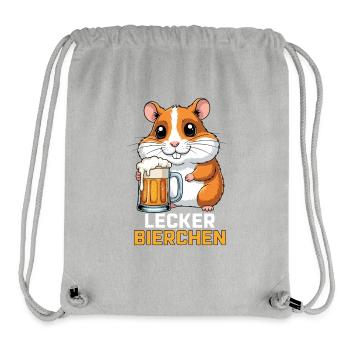 Delicious beer - Stanley/Stella Recycled Gym Bag - heather grey - Front