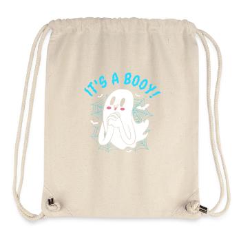 Halloween Gender Reveal Team Boy - Stanley/Stella recycelter Gym Bag - Naturweiß - Vorne