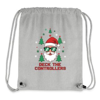 Deck the Controllers - Stanley/Stella Recycled Gym Bag - heather grey - Front