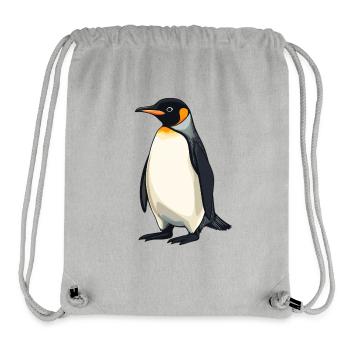 Pinguine Pinguin - Stanley/Stella recycelter Gym Bag - Grau meliert - Vorne
