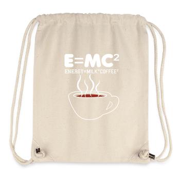 Kaffeeformel E=MC2 Illustration - Stanley/Stella recycelter Gym Bag - Naturweiß - Vorne