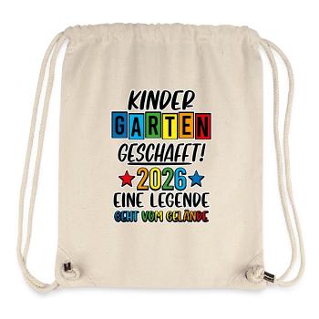 KINDERGARTEN Completed 2026 Daycare Graduates - Stanley/Stella Recycled Gym Bag - natural - Front