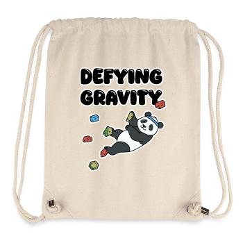 Chill Panda Climbing | Defying Gravity Bouldering - Stanley/Stella Recycled Gym Bag - natural - Front