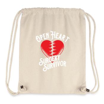 Open Heart Surgery Survivor Cardiac Pride - Stanley/Stella Recycled Gym Bag - natural - Front