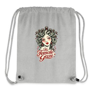 Medusa Gaze Vintage Tattoo - Stanley/Stella Recycled Gym Bag - heather grey - Front