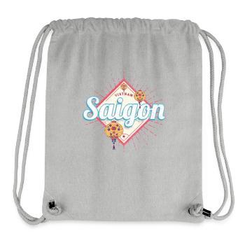 Saigon Ho-Chi-Minh-Stadt HCMC Vietnam Lampion - Stanley/Stella recycelter Gym Bag - Grau meliert - Vorne