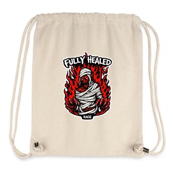 Flammende Mumie Inferno - Stanley/Stella recycelter Gym Bag - Naturweiß - Vorne