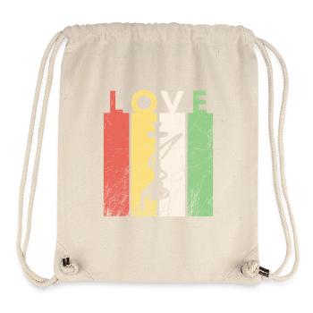Love Hookah / Hookah - Stanley/Stella Recycled Gym Bag - natural - Front