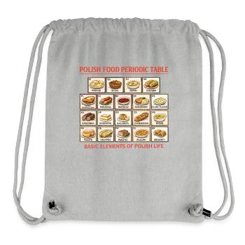 Polnisches Periodensystem - Stanley/Stella recycelter Gym Bag - Grau meliert - Vorne