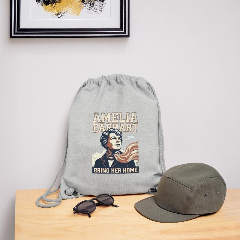 Amelia Earhart – Bring Her Home Stanley/Stella Recycled Gym Bag
