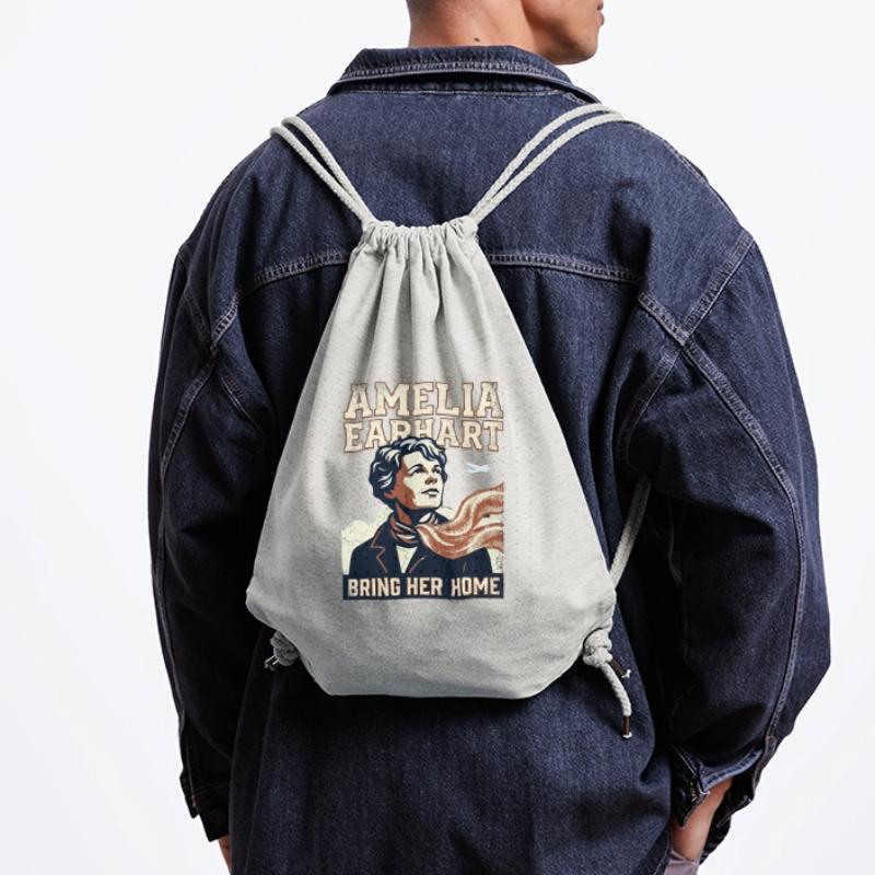 Amelia Earhart – Bring sie nach Hause Stanley/Stella recycelter Gym Bag