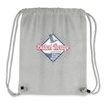 Baton Rouge City, Louisiana, United States, USA - Stanley/Stella Recycled Gym Bag - heather grey - Front