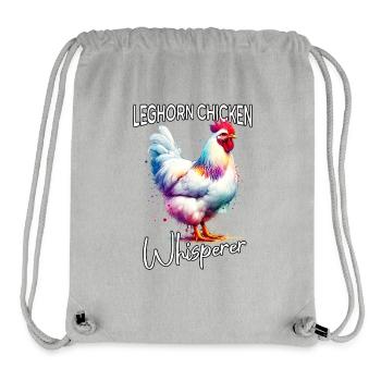 Leghorn Chicken Whisperer - Stanley/Stella Recycled Gym Bag - heather grey - Front