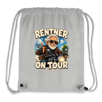 Retraités en tournée – Charme moto - Sac à cordon recyclé Stanley/Stella - gris chiné - Devant