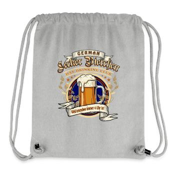 Lecker Bierchen Day Drinking Club - Stanley/Stella recycelter Gym Bag - Grau meliert - Vorne