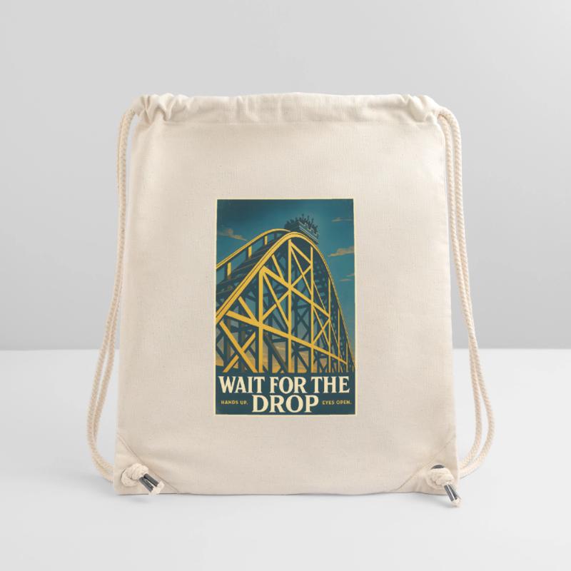 Wait for the Drop | Roller Coaster Thrill Stanley/Stella Recycled Gym Bag