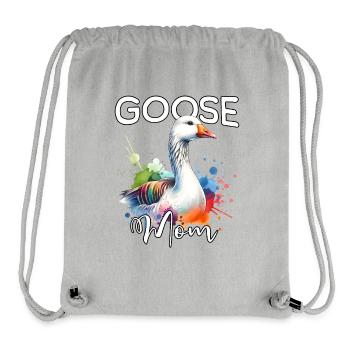 Gans Mama - Stanley/Stella recycelter Gym Bag - Grau meliert - Vorne
