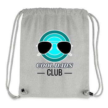 Cool Dads Club Retro Aviator Goggles Blue Ocean Vibe - Stanley/Stella Recycled Gym Bag - heather grey - Front