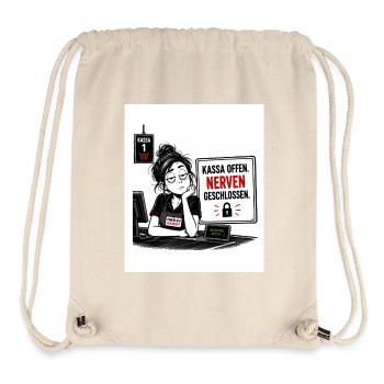 Innerlich gekündigt  - Stanley/Stella recycelter Gym Bag - Naturweiß - Vorne