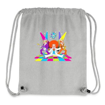 DiscoKuh in a glittering appearance - Stanley/Stella Recycled Gym Bag - heather grey - Front