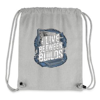 Game Developer I Live Between Builds Game Coder - Stanley/Stella Recycled Gym Bag - heather grey - Front