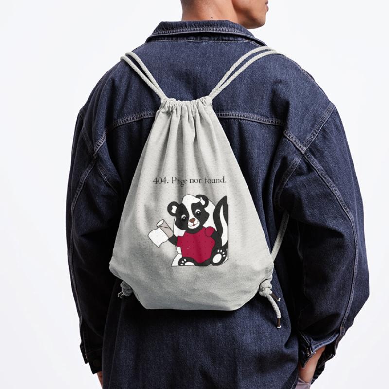 Skunk Pixie 404 Page non trouvée Sac à cordon recyclé Stanley/Stella