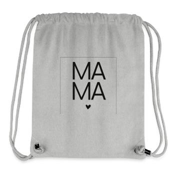 Maman Fête des mères Mères - Sac à cordon recyclé Stanley/Stella - gris chiné - Devant