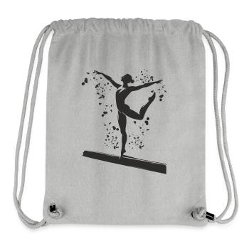 Gymnast Balance Beam Artistic Gymnastics - Stanley/Stella Recycled Gym Bag - heather grey - Front