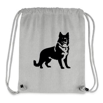 Akita Inu Dog - Stanley/Stella Recycled Gym Bag - heather grey - Front