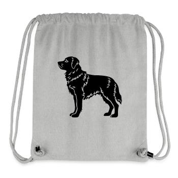 Samoyed dog - Stanley/Stella Recycled Gym Bag - heather grey - Front